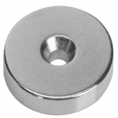 Неодимовый магнит диск 40х5 мм с зенковкой 5/10 мм